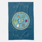 Passover Seder Kosher Pesach Decoratief Theedoek (Verticaal)