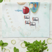 Passover Seder Kosher Pesach Decoratief Theedoek (Gevouwen)