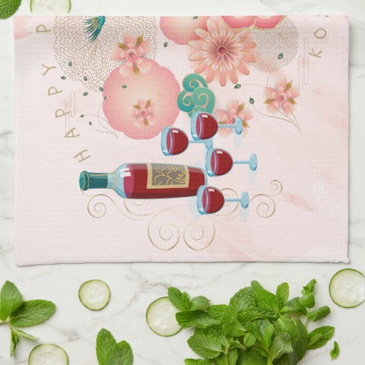 Passover Seder Kosher Pesach Decoratief Theedoek (Gevouwen)