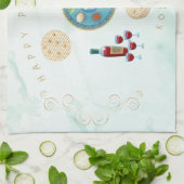 Passover Seder Kosher Pesach Decoratief Theedoek (Gevouwen)