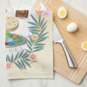 Passover Seder Kosher Pesach Decoratief Theedoek (Quarter Fold)