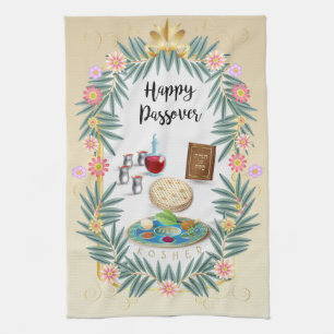 Passover Seder Kosher Pesach Decoratief Theedoek