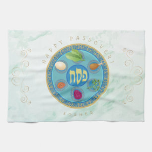 Passover Seder Kosher Pesach Decoratief Theedoek