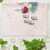 Passover Seder Kosher Pesach Decoratief Theedoek (Gevouwen)