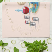  Passover Seder Kosher Pesach Decoratief Theedoek (Gevouwen)