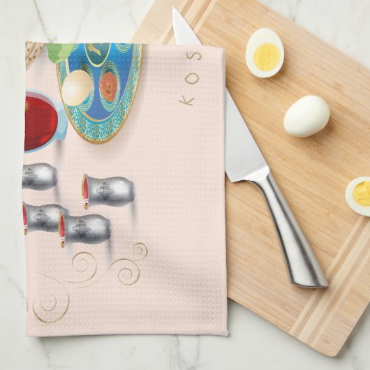  Passover Seder Kosher Pesach Decoratief Theedoek (Quarter Fold)