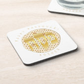 Passover Seder Kosher Pesach Matzah Bier Onderzetter (Linkerzijde)