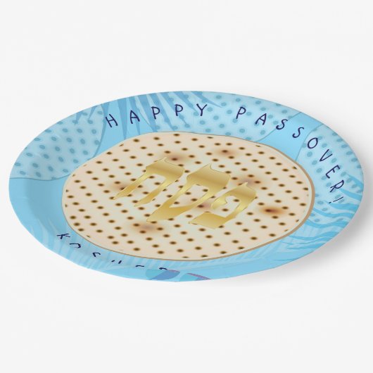 Passover Seder Kosher Pesach Matzah Papieren Bordje (Gekanteld)