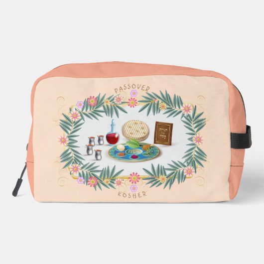 Passover Seder Kosher Pesach Matzah Toilettasje (Achterkant)