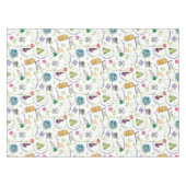 Passover Seder Matzah Wine Kikkers Whimsy w Hebree Tafelkleed (Voorkant (Horizontaal))