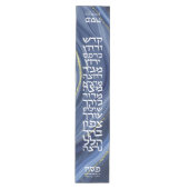 Passover Seder Modern Hebreeuws Blue Agate Medium Tafelloper (Voorkant)