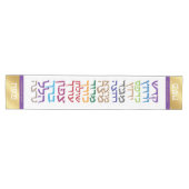 Passover Seder Modern Hebreeuws Personalized Mediu Medium Tafelloper (Horizontaal)