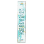 Passover Seder Modern Hebreeuwse Gold Waterverf Medium Tafelloper (Voorkant)