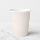 Passover Seder Modern Linen Disposable Cup  Papieren Bekers (Achterkant)