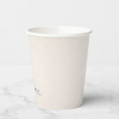 Passover Seder Modern Linen Disposable Cup  Papieren Bekers (Links)