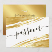 Passover Seder - Persoonlijke groet Feestdagenkaart (Voorkant / Achterkant)