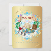 Passover Seder Pesach Jewish Holiday Kaart (Voorkant)