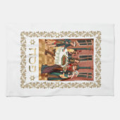 Passover Seder Ritual Hand Washingtowel Theedoek (Horizontaal)