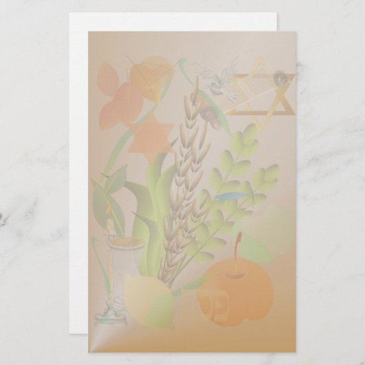 Passover Seder Stationery Briefpapier (Voorkant / Achterkant)