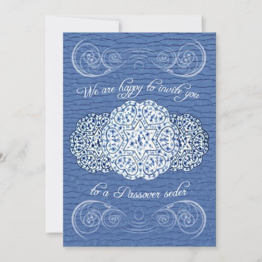 Passover Seder-uitnodiging Kaart (Voorkant)