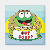 Passover Square Magnet "Heb Soup?" (Voorkant)