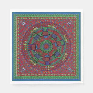 Passover Standard Napels - Seder Table Pattern Servet