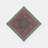 Passover Standard Napels - Seder Table Pattern Servet (Hoek)