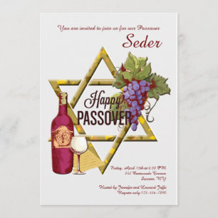 Passover Star van David Invitation Kaart