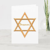Passover Star van David Kaart (Voorkant)