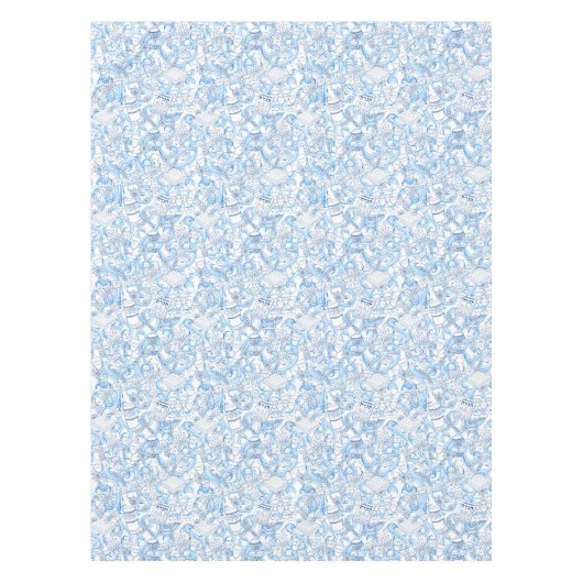 Passover Tablecloth -  maten - Pesach Tafelkleed (Voorkant)