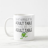 Passover "The Adult Table" 11 oz koffie-Mok Koffiemok (Links)