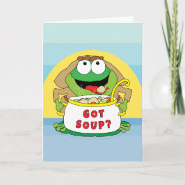 Passover-Wenskaart "Ik heb soep" Kaart