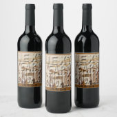 Passover Wine Fles Label Jerusalem Wijn Etiket (Flessen)