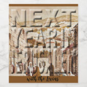 Passover Wine Fles Label Jerusalem Wijn Etiket (Enkel label)