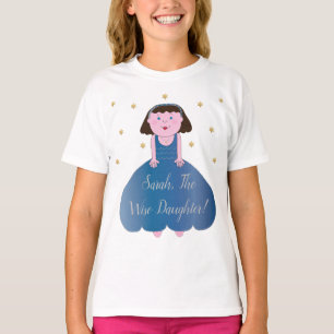 Passover "Wise Daughter" Girls' Ruffle T-Shirt
