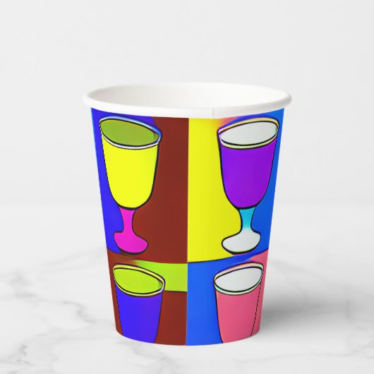 Passovercups Papieren Bekers (Rechts)