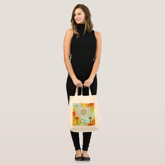 Passovergroeten Tote Bag (Voorkant (model))