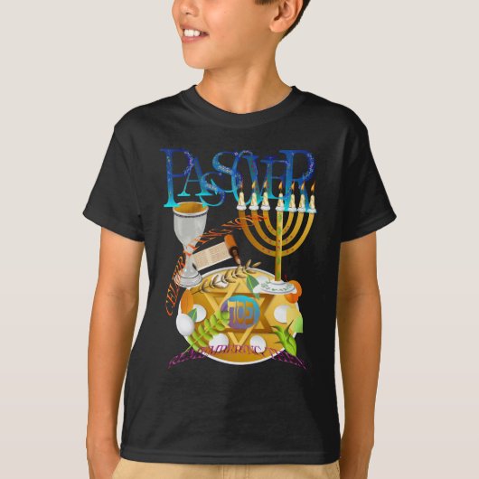 Passoversederende Shirten T-shirt (Voorkant)