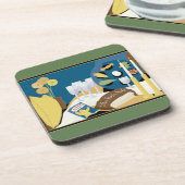 Passoverseur-Onderzetters "Passover Seder" Bier Onderzetter (Linkerzijde)