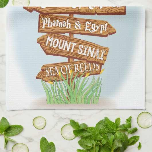 Passoversignalen van de Times Theedoek (Gevouwen)