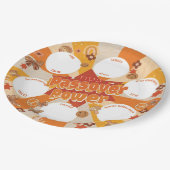 Passoverstroomretro Papieren Bordje (Gekanteld)