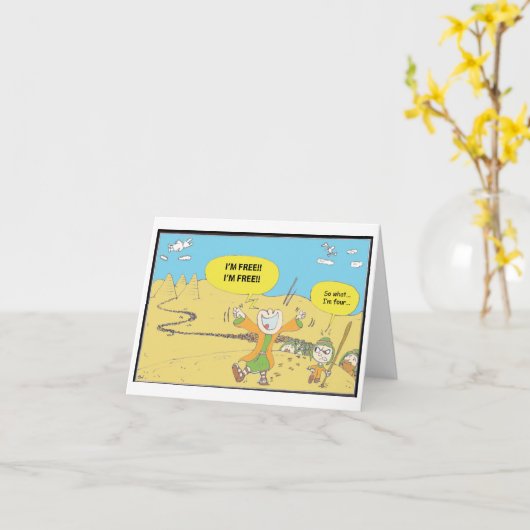 Passoverval Kaart (Gele Bloem)