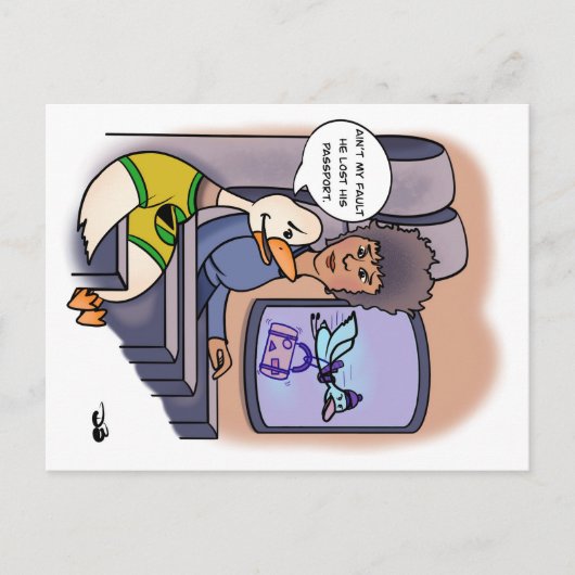 Passport briefkaart (Voorkant)