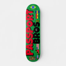PASSPORT BROS 7 3/4" Skateboard Dek