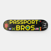 PASSPORT BROS 7 3/4" Skateboard Dek (Horizontaal)
