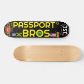 PASSPORT BROS 7 3/4" Skateboard Dek (Horizontaal)