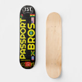 PASSPORT BROS 7 3/4" Skateboard Dek (Voorkant)