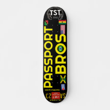 PASSPORT BROS 7 3/4" Skateboard Dek