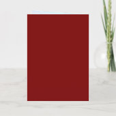 Passport Destination Wedding red invitation (Achterkant)