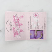 Passport Reizen Meisje Baby shower Avontuur Begint (Binnen)
